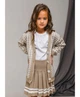 Кардиган ART KNIT Лапки Бежевый, 110-116см 026541 - изображение 2