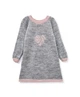 Детское платье-туника ART KNIT Сердце серое, 98-104см 013928 - изображение 1