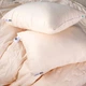 Набор MirSon №2975 Одеяло летнее Полуторное 155х215 Line Satin Light Pro 10-016 Creamy С эвкалиптовым волокном + 2 наволочки 50х70 + простынь 150х220 (2200010981667) - изображение 6