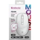 Бесроводная бесшумная мышка Defender Feam MM-296 4кн 1600 dpi White (52297) - изображение 3
