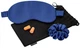 Набір для сну синій у подарунковому чохлі "Relax Time" - MAKEUP Gift Set Blue Sleep Mask, Scrunchie, Ear Plugs (1022546-27234086) - зображення 1