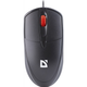 Проводная бесшумная мышка Defender Icon MB-057 3кн 1000dpi Black (52057) - изображение 1
