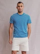 Футболка хлопковая длинная мужская U.S. Polo Assn 11A530-2100A(autumn teal) XL Морская с принтом (786660171716) - изображение 1