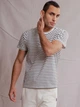 Футболка хлопковая длинная мужская U.S. Polo Assn 11A530-2100A(VANILLA PREP a530) XL Ванильная (786660171839) - изображение 1