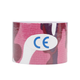 Кінезіо тейп для обличчя та тіла Kinesio tape, розмір 2,5см*5м, рожевий комуфляж (LS-KT-05-2_5) - зображення 3