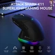 Ігрова бездротова миша Attack Shark X11 Black - изображение 8