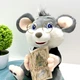 Мышонок интерактивный LIMO TOY Сказочник 8 карточек со сказками 30см Серый (FT 0033) - изображение 3