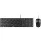 Комплект (Клавиатура и мышь) Genius C-126 SlimStar USB Black Ukr (31330007407) - изображение 1