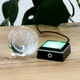 3D кришталева сфера глобус з LED підсвічуванням та USB Гранд Презент Місяць 10.7х6.7 см чорна основа - зображення 4