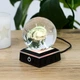 3D хрустальная сфера глобус с LED подсветкой и USB Гранд Презент Галактика 10.7х6.7 см черное основание - изображение 1