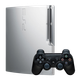 Набор Консоль Sony PlayStation 3 Slim 500GB Silver Б/У + Геймпад Беспроводной RMC Black - изображение 1