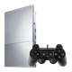 Набор Консоль Sony PlayStation 2 Slim SCPH-9xxx Europe Silver Б/У + Геймпад Проводной RMC Black - изображение 1