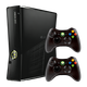 Набор Консоль Microsoft Xbox 360 S Freeboot 250GB Black + 5 Встроенных Игр Б/У + Геймпад Беспроводной 2шт - изображение 1