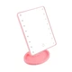 Косметичне дзеркало Magic MakeUp Mirror з підсвічуванням 16 світлодіодів Рожеве 5308 - зображення 5