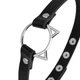 Чокер з кільцем у формі котика чорного кольору Bedroom Fantasies Kitty Choker - зображення 6