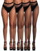 Комплект колготок чорного кольору JSY WW7040 розмір One Size 4 штуки - зображення 1