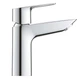 Одноважільний змішувач для раковини M-Size Grohe BauLoop New з нажимним донним клапаном (23886001) - изображение 3