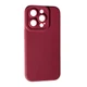 Силіконовий чохол SMTT для Apple iPhone 15 Pro Max Bordo - зображення 1