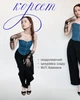 Топ-корсет елегантний casual джинсовий із шнурівкою на спині XS-M Синій - зображення 4
