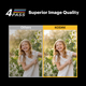 Фотопринтер Kodak Mini 2 Era M200 Bundle + 60 аркушів Yellow/Black (0192143003953) (955555906421878) - Уцінка - зображення 6
