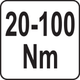 Ключ динамометричний Yato 1/2" 20- 100 Нм, 420-440 мм (YT-07741) - зображення 6