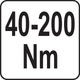 Klucz dynamometryczny Yato 1/2" 40-200 Nm, 445-465 mm (YT-07743) - obraz 6