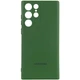 Чохол Silicone Cover Lakshmi Full Camera (AA) with logo для Samsung Galaxy S25 Ultra Зелений / Dark green - зображення 1