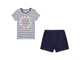 Піжама (футболка і шорти) для дівчинки Lupilu LIDL 372796 110-116 см (4-6 years) темно-синій - зображення 1