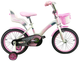 Дитячий велосипед з кошиком та сидінням для ляльки Crosser Kids Bike 16" Рожевий - зображення 3