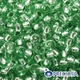 Бисер 08256 Чешский Preciosa 10/0, Кристалл Прозрачный CTCLS, Зеленый, Круглый, 50 г - изображение 2