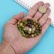 Бусины Натуральный Гранат, на Нитях, Круглые, Зеленый, 8мм, Отверстие: 1мм, около 45шт/37см/нить - изображение 2