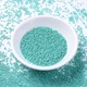Бісер Японський MIYUKI Delica DB0166 11/0, Opaque Turquoise Green AB, 1000шт/5г - зображення 3