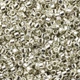 Бисер Японский MIYUKI Delica DB0035 11/0, Galvanized Silver, 1000шт/5г - изображение 4