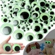 Глазки Живые для Скрапбукинга и игрушек, Флюорисцентные, Круглые, Морской зелный, 8мм, 20 шт - изображение 1