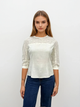 Блуза комбінована Wear me S Молочний (1_25_108_11579) - изображение 1