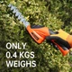 Кущоріз-ножиці акумуляторні ZELATAN ZGHT Red (RN3539) - изображение 2