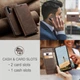 Чехол книжка с магнитом Samsung Galaxy A56 A566 CaseMe Dark Brown (40475-05) - изображение 3
