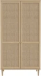 Шкаф распашной Frisco Calasetta 1101x2801x521 мм 2д Дуб элегант/Техноротанг (23415-CQSS922) - изображение 5