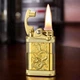 Запальничка бензинова Lighter HP917 Dragon Gold у подарунковій упаковці - зображення 1