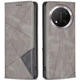 Чохол-книжка з кишеньками UniCase Geometric Pattern для Honor Magic 7 Lite - Grey - зображення 1