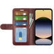 Класичний чохол-книжка Deexe Wallet Style для Xiaomi Redmi Note 14S - Brown - зображення 3