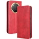 Чохол-книжка Deexe Retro Style для Honor Magic 7 Lite - Red - зображення 1