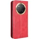 Чохол-книжка Deexe Retro Style для Honor Magic 7 Lite - Red - зображення 6