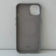 Чохол Suede MagSafe Series Case для Apple iPhone 13 (Gray) - зображення 5