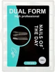 Верхние формы для ногтей, миндаль, 120 шт - Nails Of The Day Dual Form Coffin (Type 1) 120шт (1408937-27068006) - изображение 2