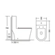 Унитаз моноблок напольный Mixxus BEVEL-0406-T1 690х360х790mm, система смыва TORNADO 1.0 (MI6729) - изображение 4