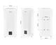Водонагреватель "Плоский" MIXXUS EWH-10080 FLAT DRY накопительный 80 л, сухой тен 2 kW (WH0598) - изображение 4
