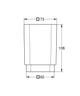 Стакан для зубних щіток Grohe Selection Cube (40783000) - изображение 2