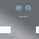 Дзеркало Mixxus HARD MR07-50x80 з LED Touch, Anti-fog, димером, регулюванням яскравості (MI6658) - зображення 10