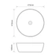 Раковина накладна Mixxus Premium ELLIPSE-0101 415х415х135mm (MP6531) - зображення 2